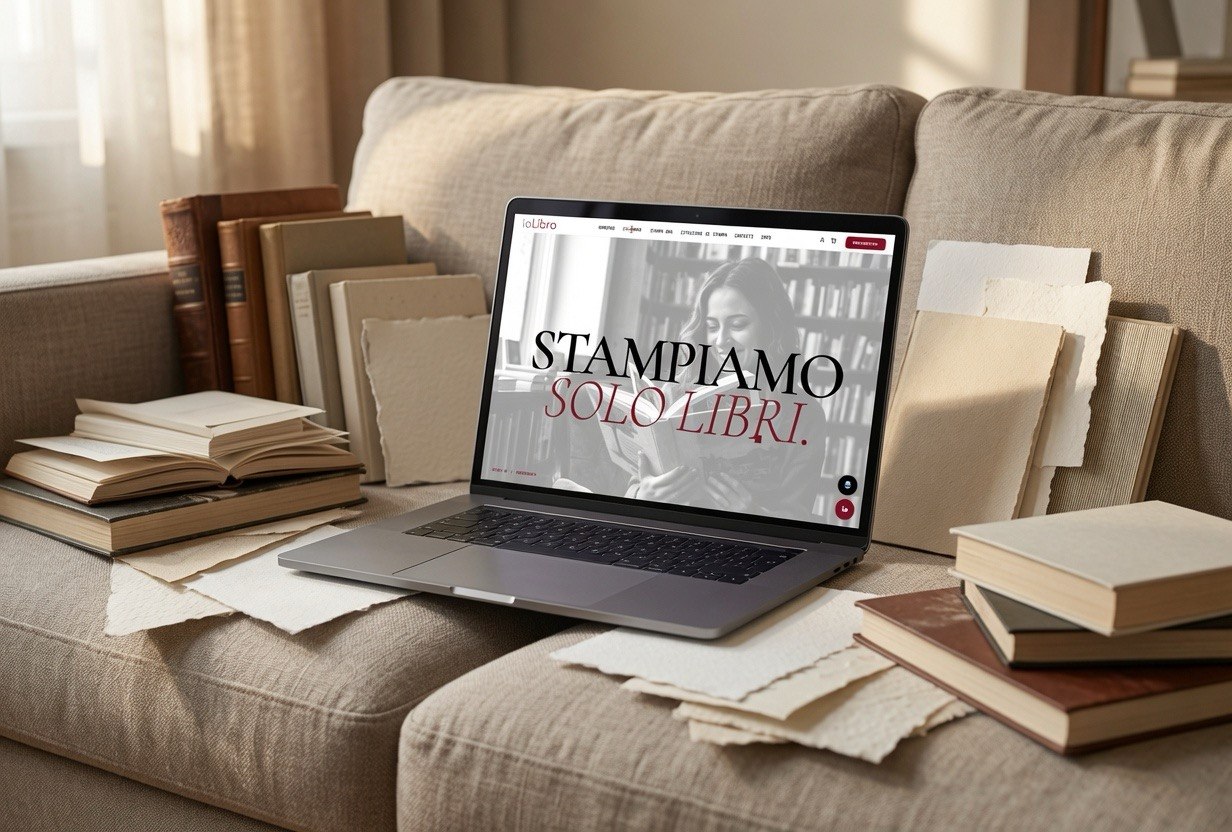Mockup sito web iolibro
