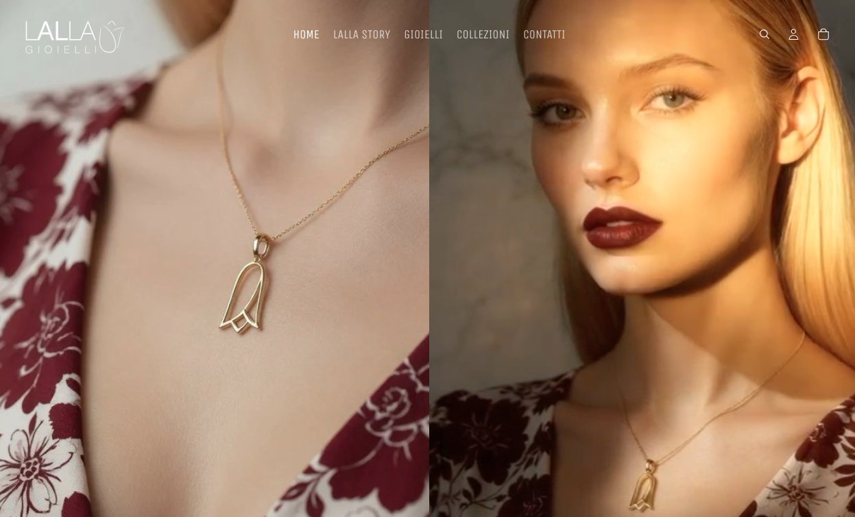 Mockup sito web lalla